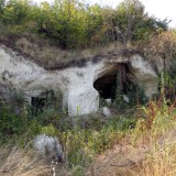 Barlanglakás a Pincefalu legfelső szintjén. (JN)