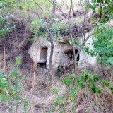 Barlanglakás a Pincefalu legfelső szintjén. (JN)